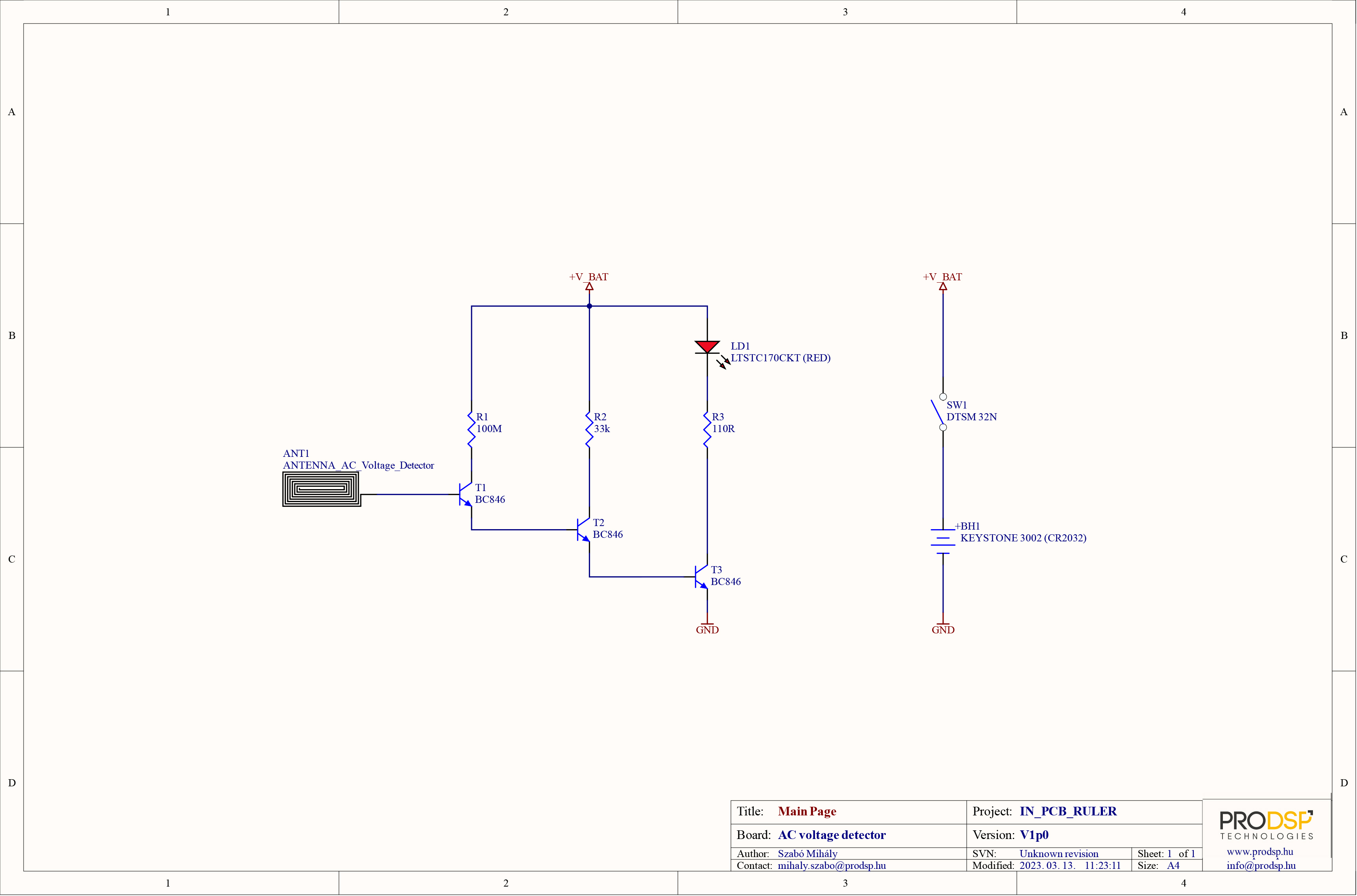 IN PCB RULER AC DET V1p0 No Variations SCH 2023 03 13